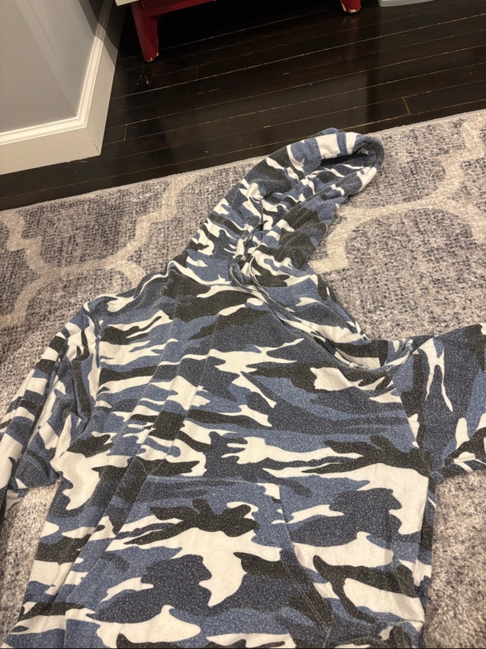 Twenty Blue, White & Black Camo Hoodie